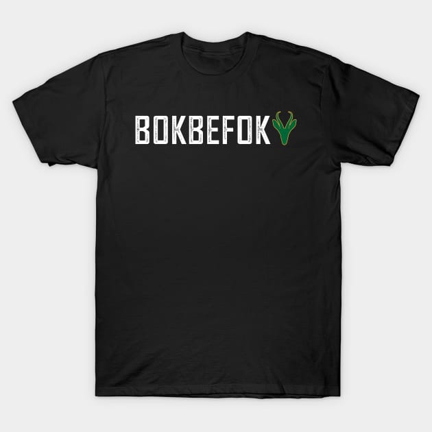 Bokbefok Rugby South Africa T-Shirt by BraaiNinja